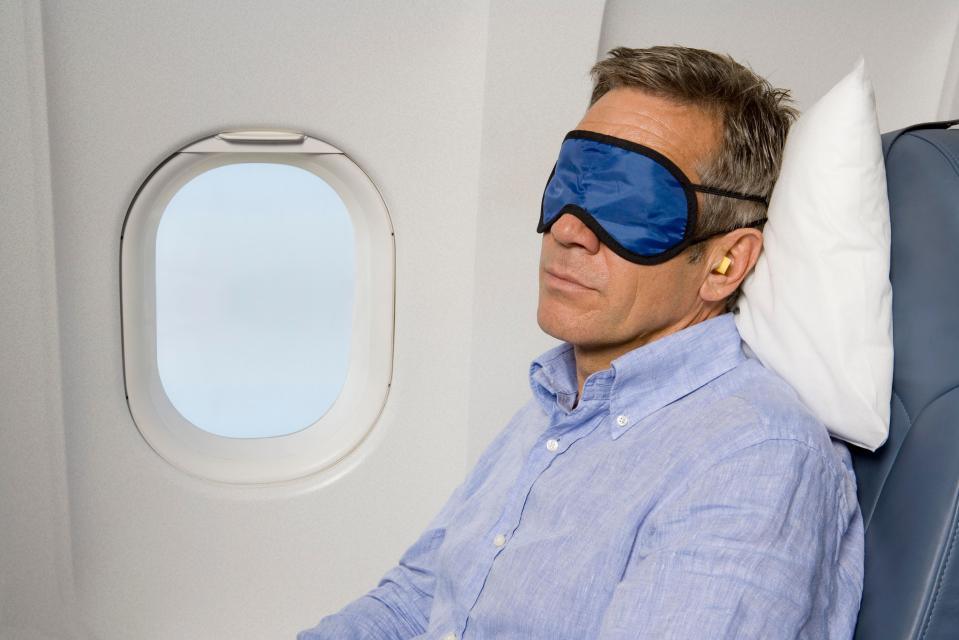  Taking a sleeping pill on a plane might not be the best idea [picture - stock image]