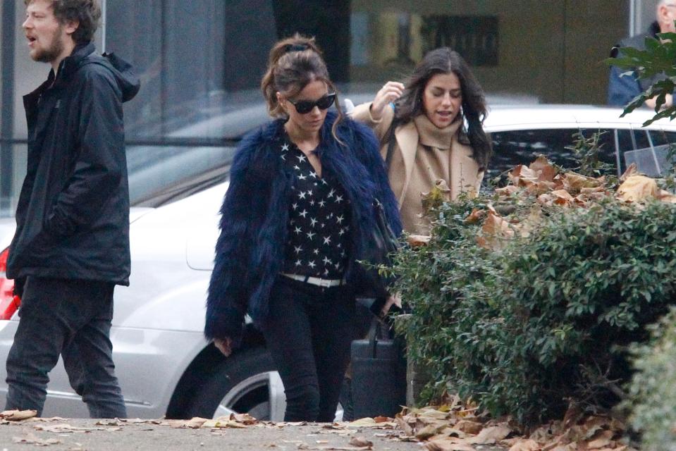  Kate Beckinsale was today seen filming in London - near to were new love Jack Whitehall lives