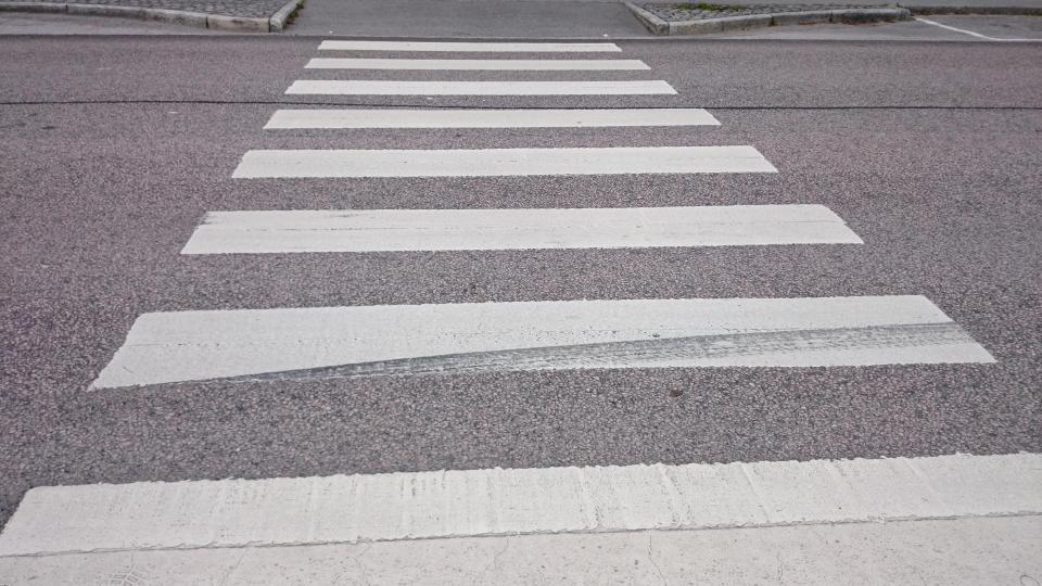 Motorists must give way to pedestrians at a zebra crossing, according to the Highway Code