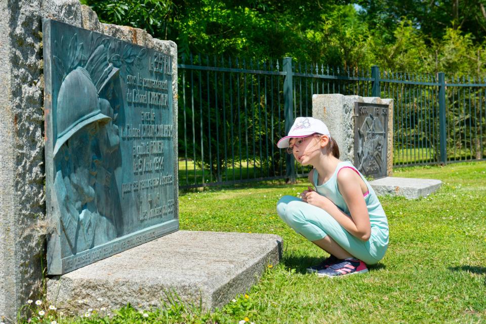  Today there is a memorial garden in the glade dedicated to Augustin Trébuchon — the last French soldier to die in the war