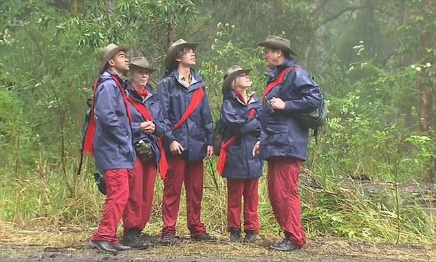  The I'm A Celebrity campsite is getting battered by storms - and that means nasty critters are out in force