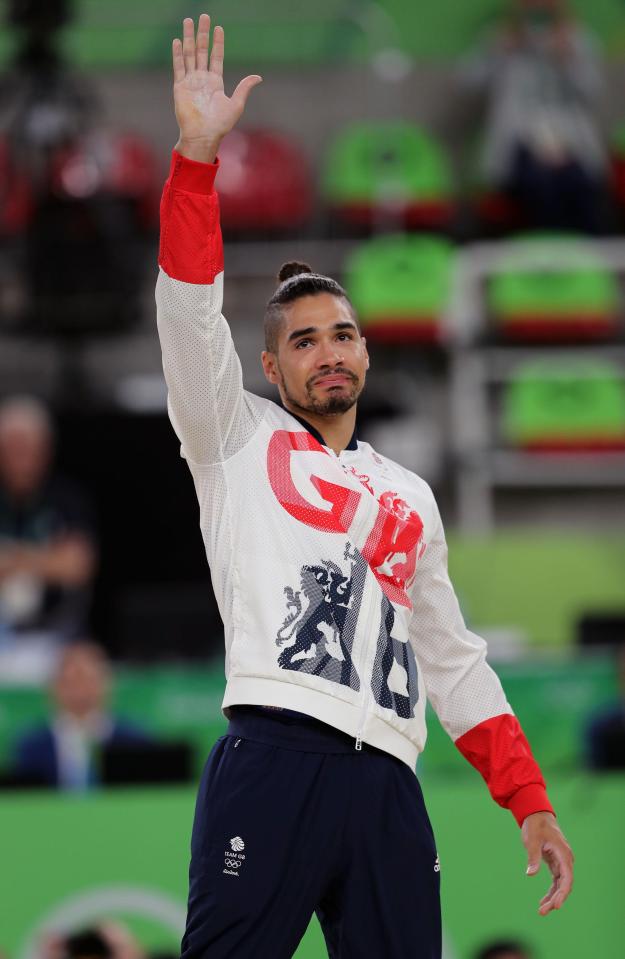  Louis Smith trialled the man bun trend in 2016