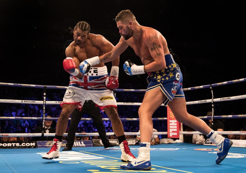  David Haye lost twice to Tony Bellew before he retired from boxing in June