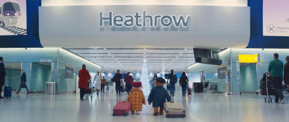  It's bear-ginning to feel a lot like Christmas as Heathrow launches its festive advert