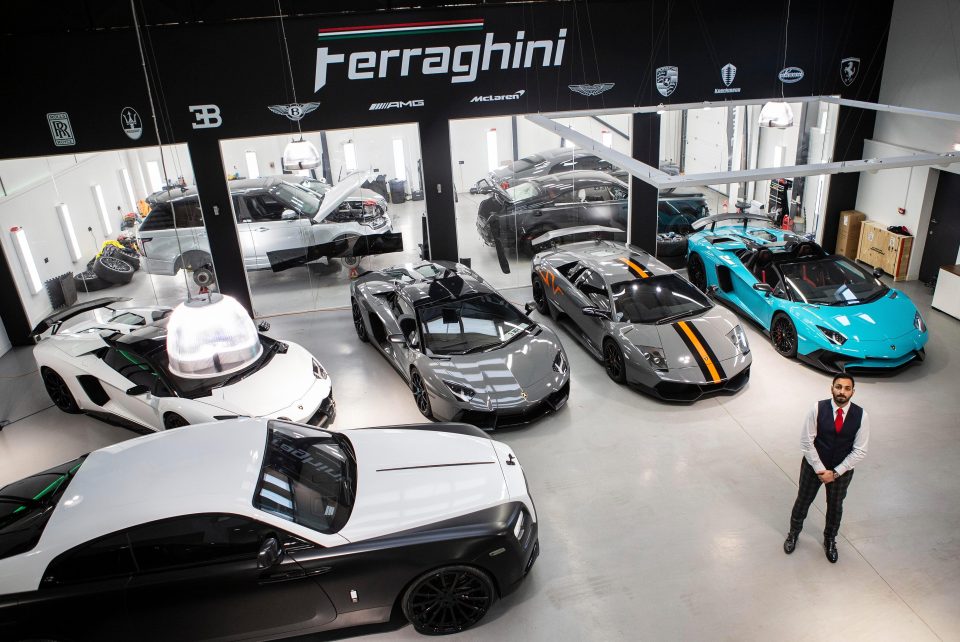  Matthew Hakim has built supercar dealer and customisation centre Ferraghini from the ground up