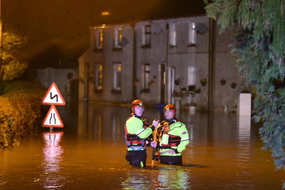  Emergency services are currently dealing with flooding at the Lower Priory area of Milford Haven, Pembrokeshire