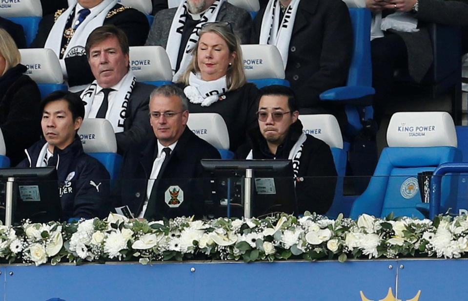  The owner's son Aiyawatt Srivaddhanaprabha used to watch the Foxes sat next to his father