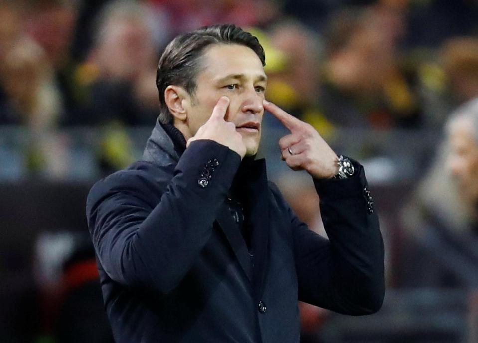  The pressure is building on Bayern boss Niko Kovac