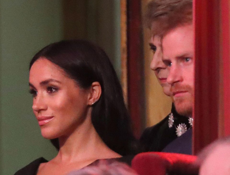  Meghan Markle and Prince Harry watch on as the Festival of Remembrance gets underway