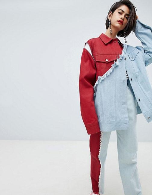  Even the most savvy dressers couldn't pull of this bizarre denim jacket hybrid