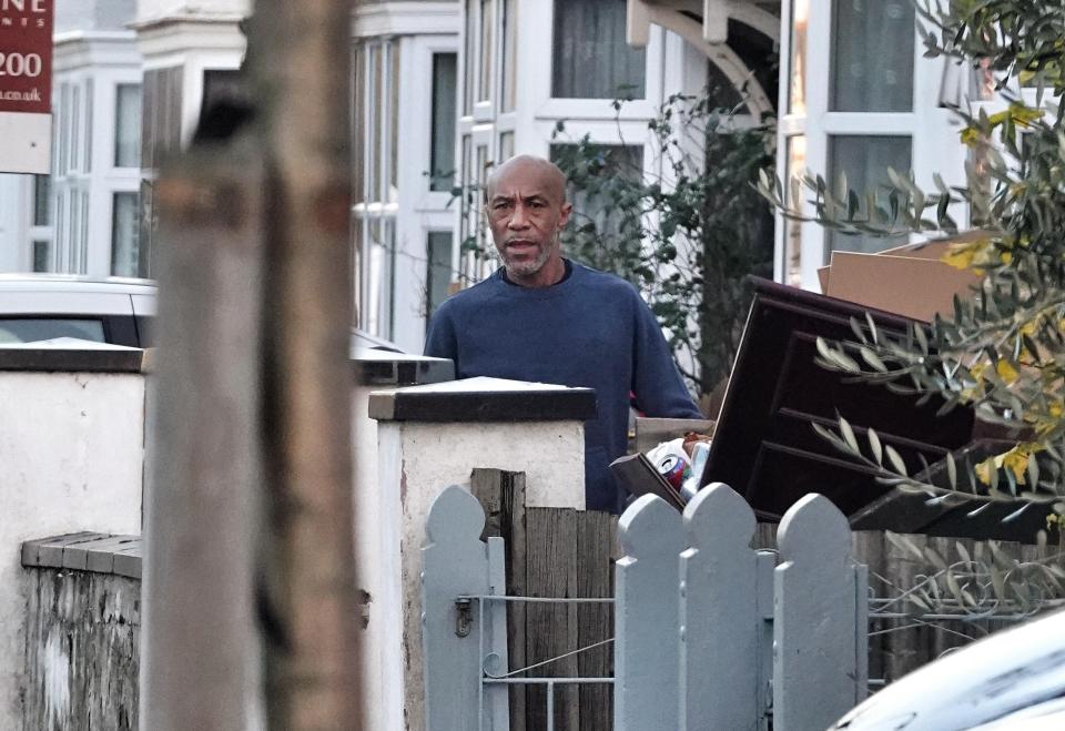  Danny was pictured outside his home in London over the weekend