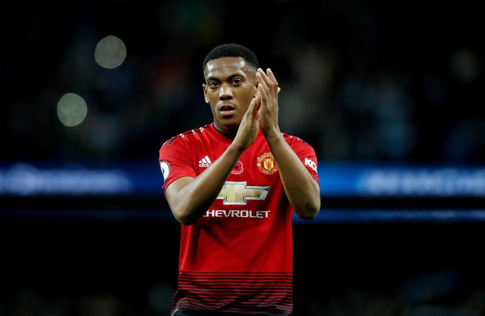 Anthony Martial is another Premier League-based player to miss France's upcoming matches