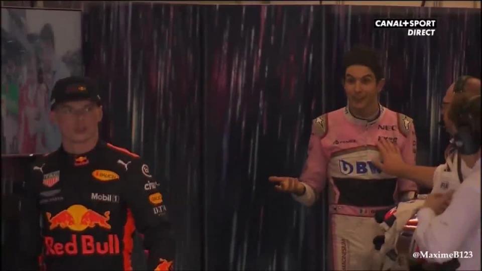  Ocon pleaded his innocence after being pushed several times by Verstappen