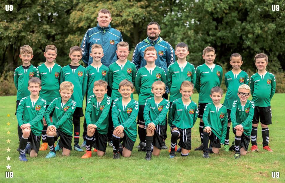  Rose Hill U12s team which will appear in their album