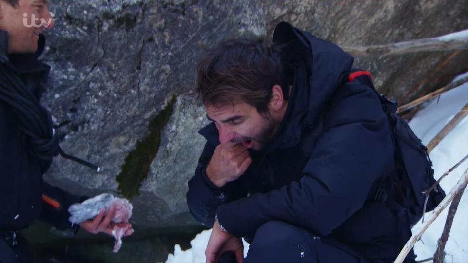  Federer ate fish eyeballs among other challenges on the survival show