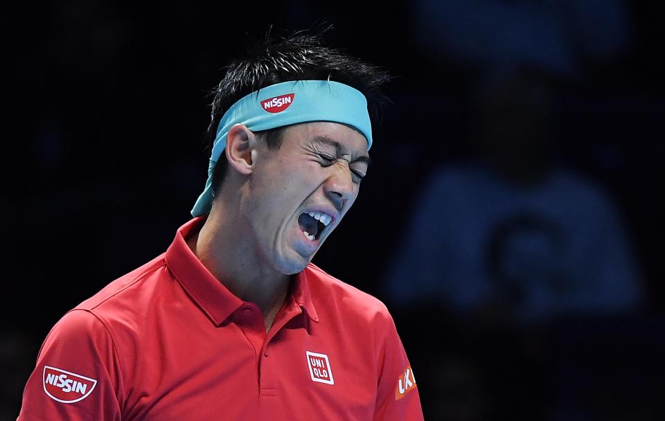  Kei Nishikori was crushed 6-0 6-1 by Anderson which hurt his games won percentage