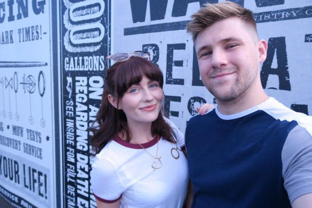 Sophie pictured with her boyfriend Matthew, 21, a trainee personal trainer