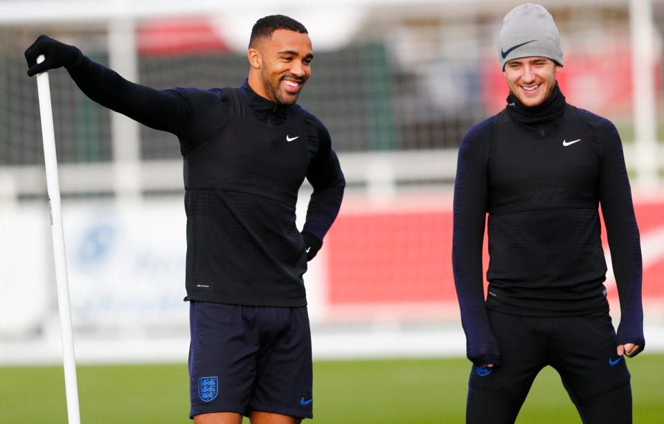  Cherries ace Callum Wilson cannot stop smiling on England duty