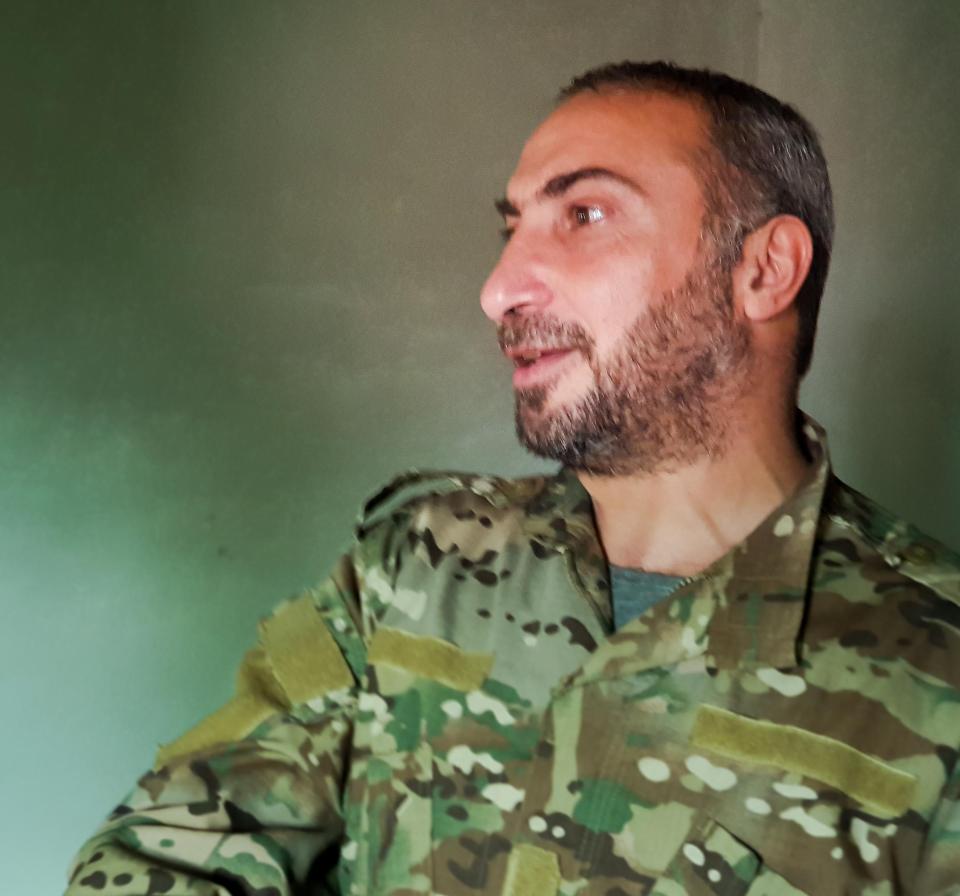  Commander Havel Ronnie Walat of the SDF, which has been fighting ISIS since 2012