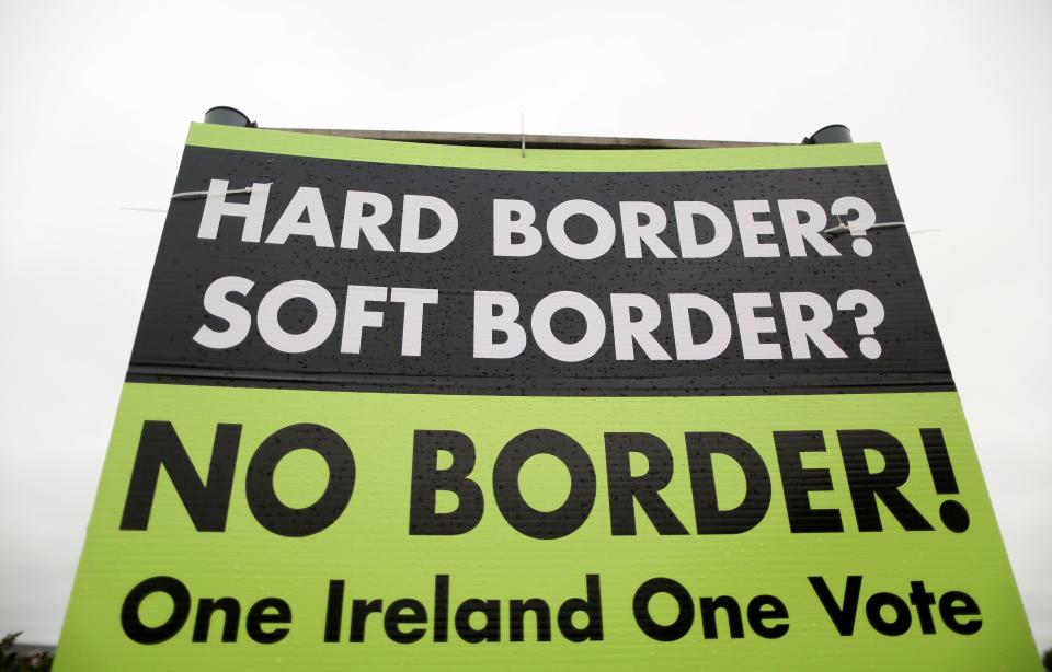 The EU states are not happy with the UK-wide backstop on the Irish border issue