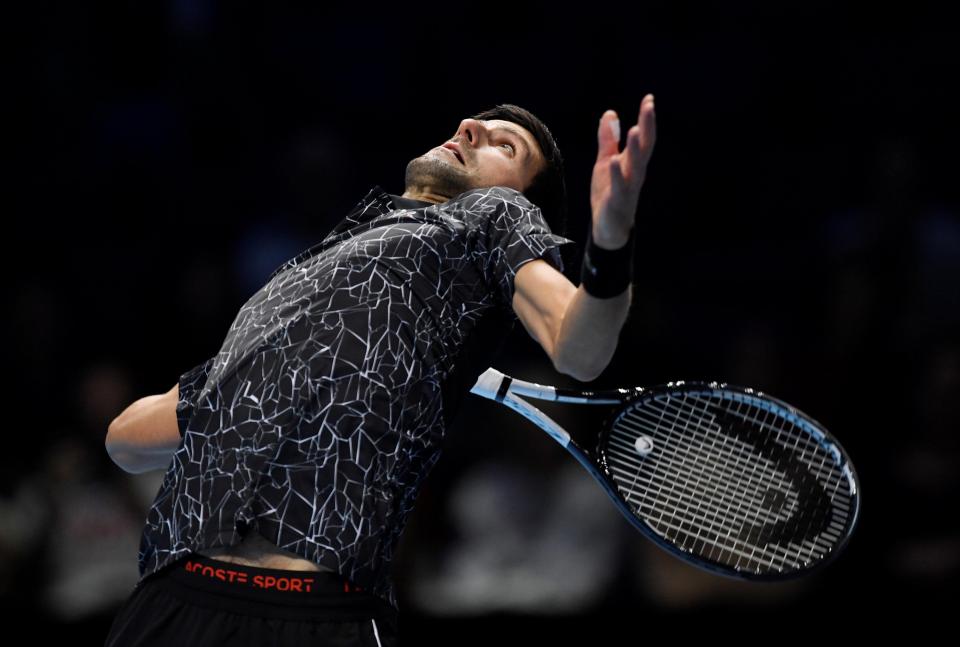  The 31-year-old secured his second win of the Nitto ATP Finals