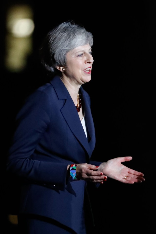 Theresa May delivered a Brexit statement outside No10 earlier tonight after her Cabinet members had approved the wording of the draft Brexit agreement