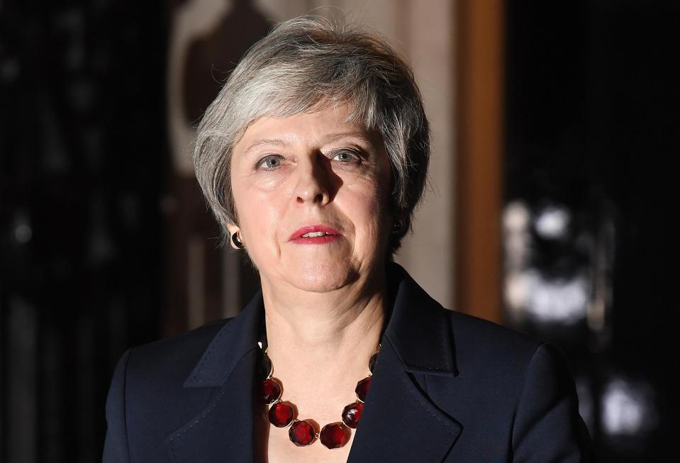  Theresa May's job is hanging by a thread after her soft deal was blasted by all sides