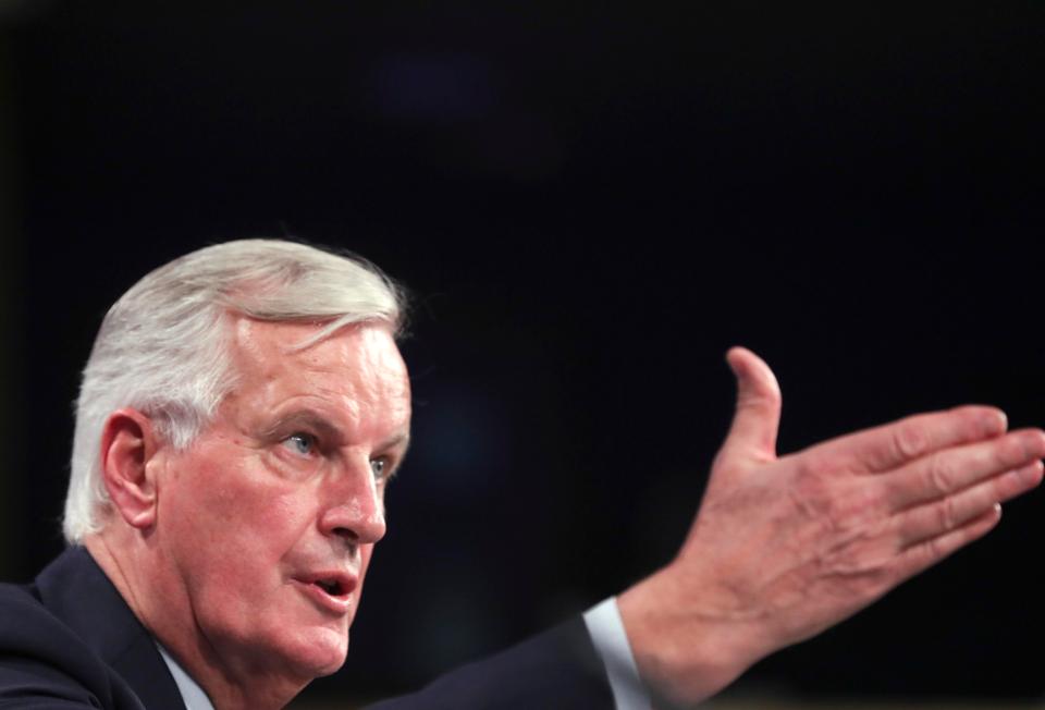 Michel Barnier has said that the Brexit deal will be used to trap the UK in customs union