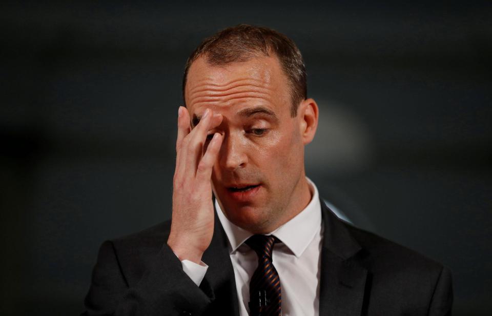  Brexit Secretary Dominic Raab resigned from the Cabinet on Thursday