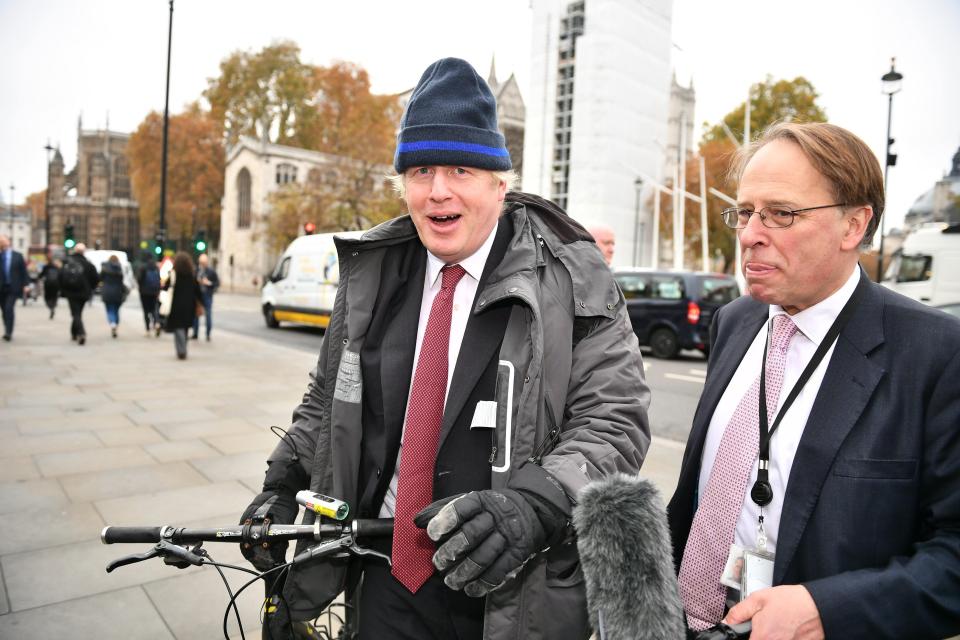  Boris Johnson, pictured today, is 5/1 to be made the new Tory leader