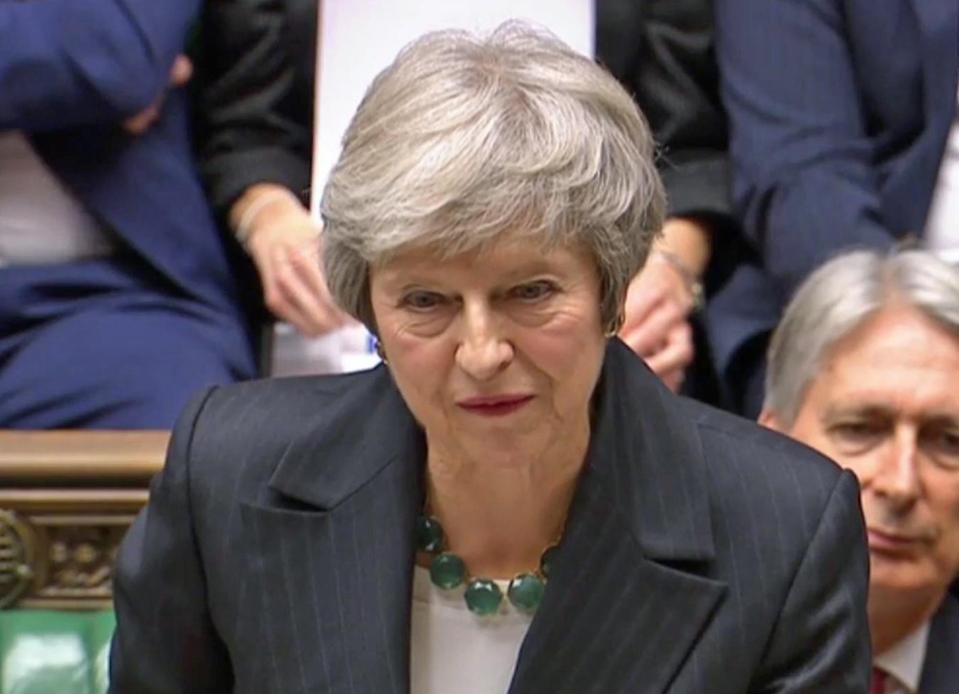  Prime Minister Theresa May faced a grilling over the draft deal in Parliament