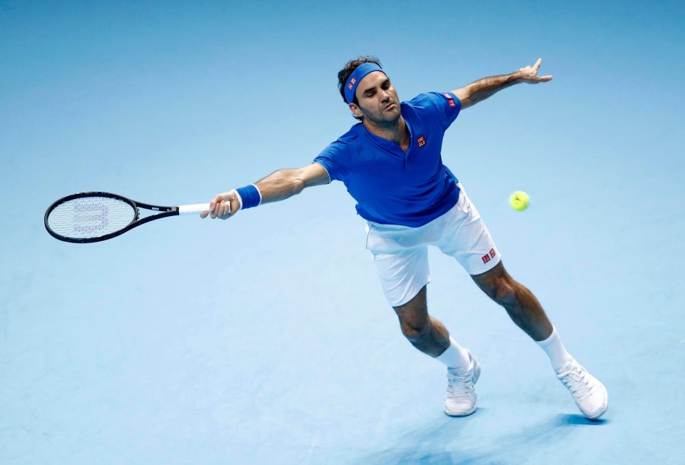  Federer finished the match with a positive 18-14 ratio, forcing Anderson to 24 unforced errors