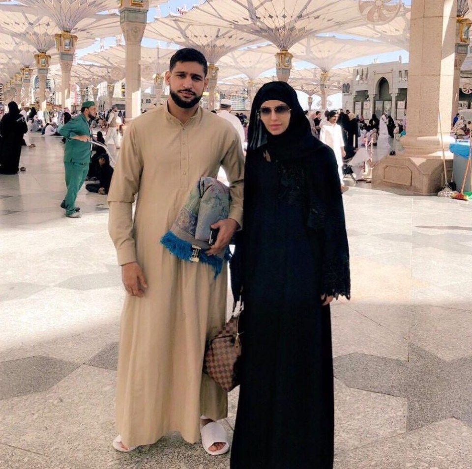 Amir Khan and Faryal Makhdoom complete Umrah in Saudi Arabia