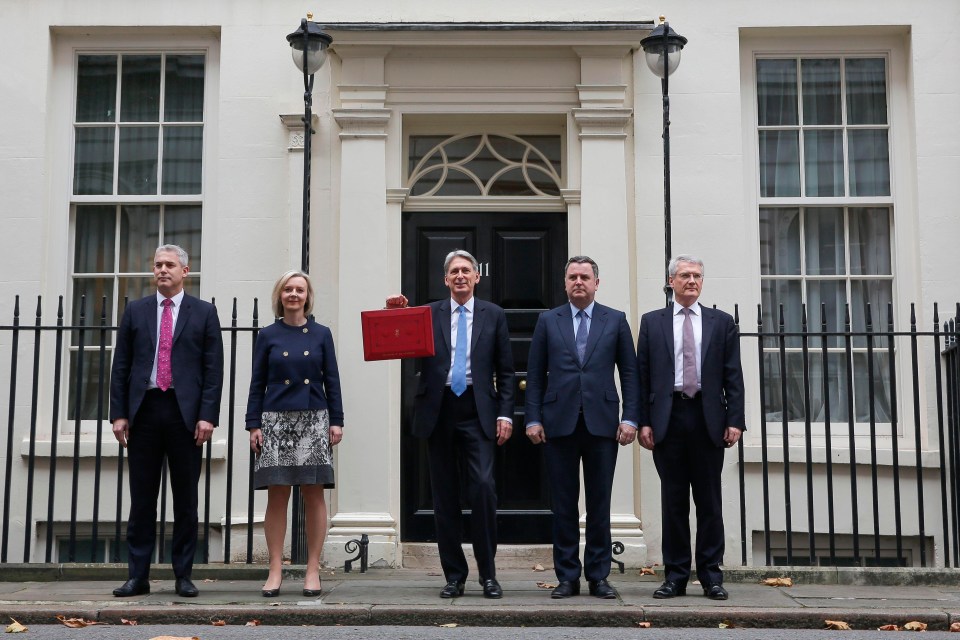 Current Chancellor Philip Hammond outside his 11 Downing Street home