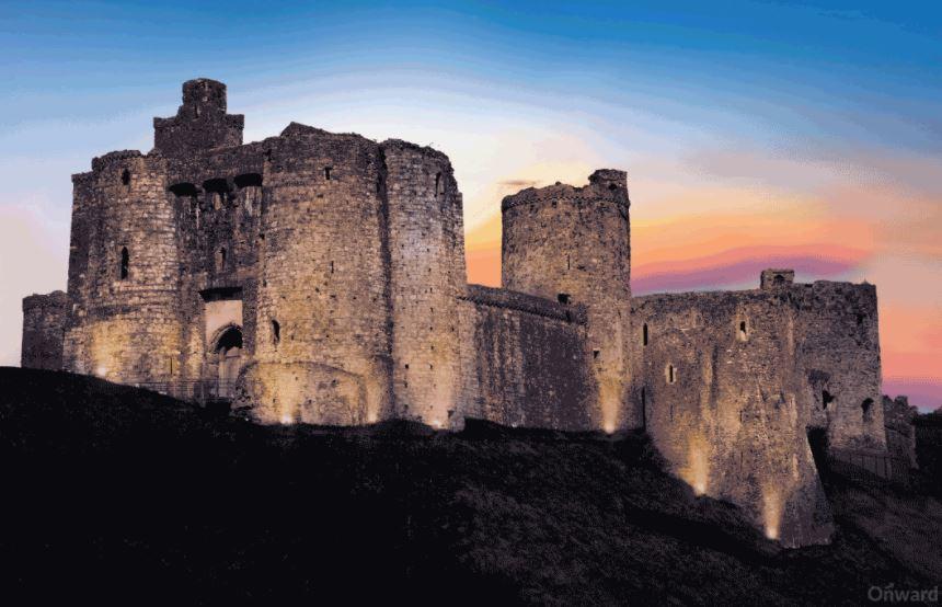 Kidwelly Castle is apparently haunted by the warrior princess Gwenllian