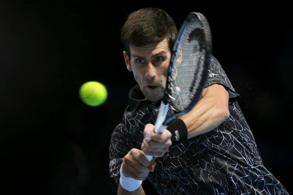  Djokovic struggled with a spectator heckling him from the stands during the match