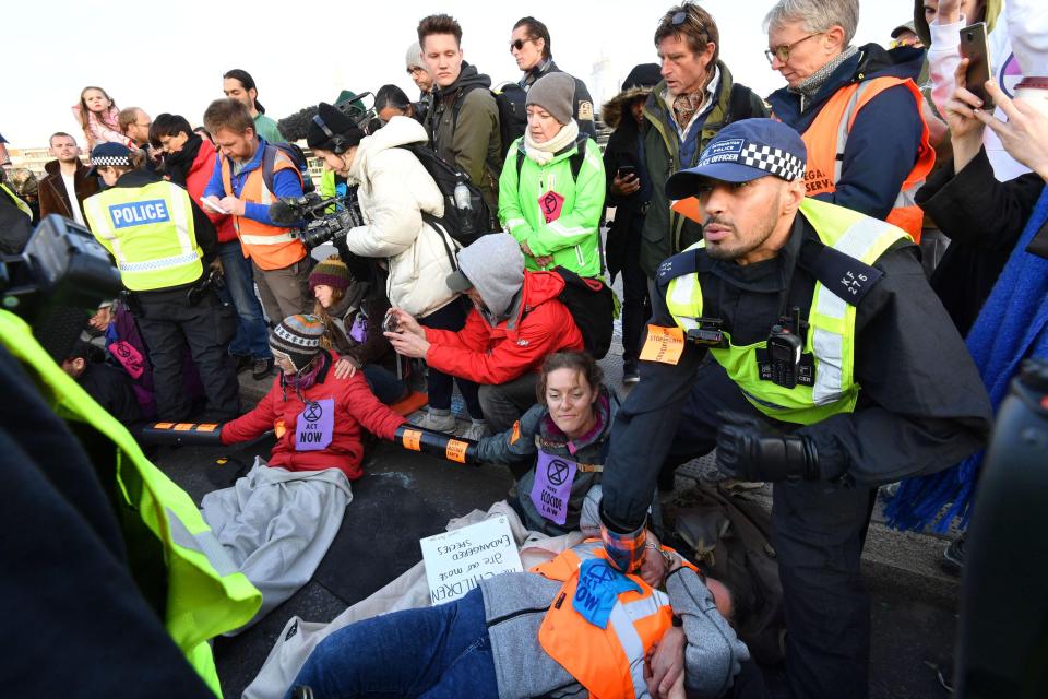  The rally, which caused major traffic jams and blocked routes for emergency vehicles