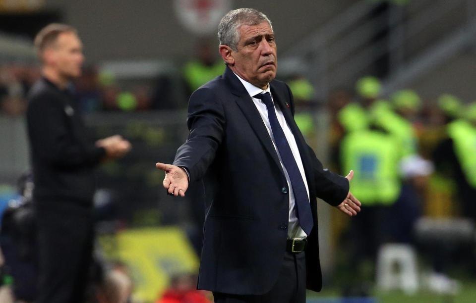  Fernando Santos' side were second best for the majority of the clash