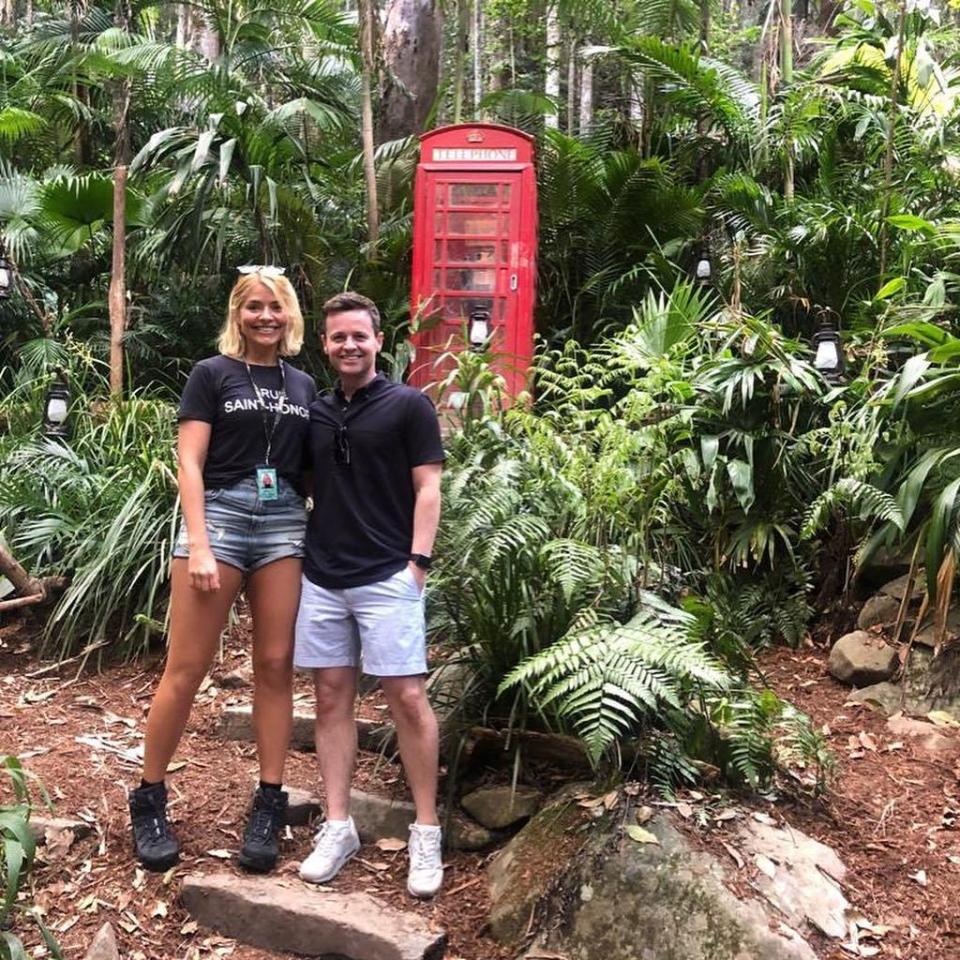  Holly Willoughby has shared behind the scenes pictures from the I'm A Celebrity camp