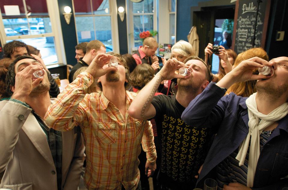  The survey found people had been encouraged to drink more than they wanted to on a night out