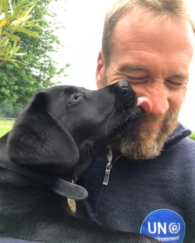  Ben Fogle adores his labrador Storm