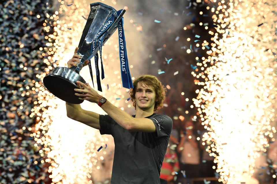 Zverev, known for his big serving, is ranked fourth in the world and already has three Masters titles on his CV