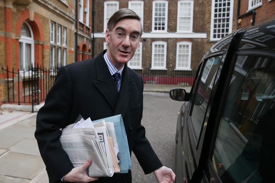  Jacob Rees-Mogg is leading the rebellion against the PM