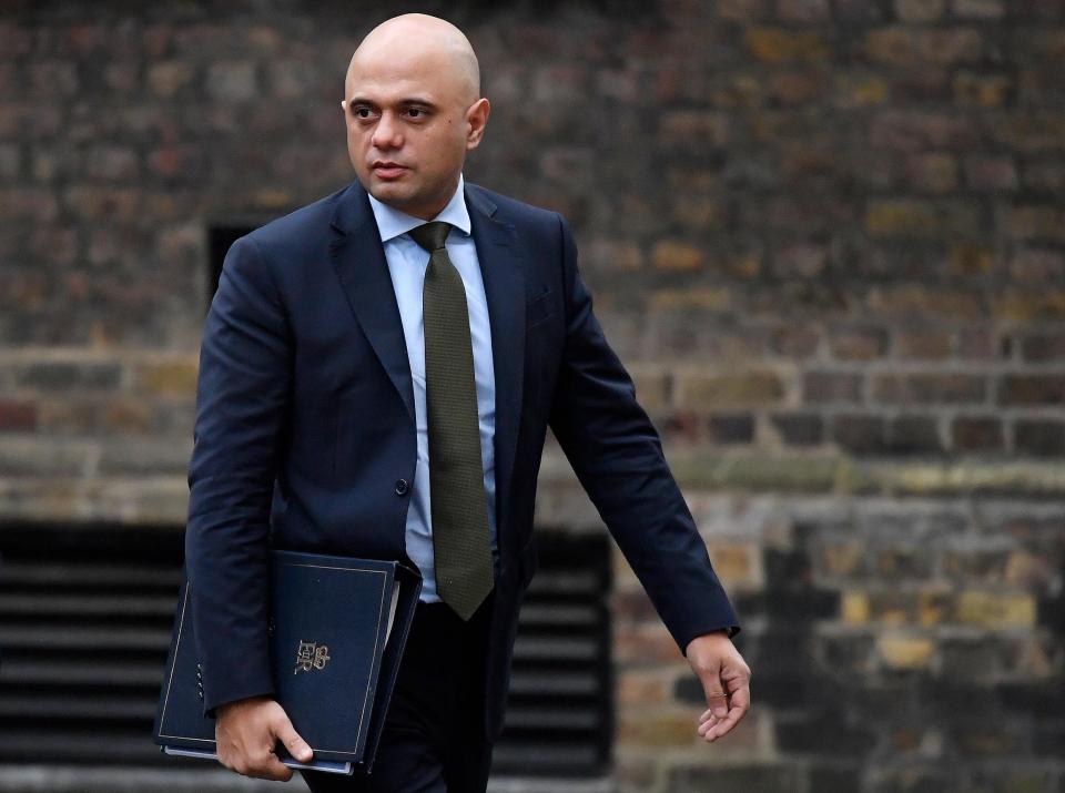  Sources revealed Home Secretary Sajid Javid is one of the key Cabinet members to be 'warming' the idea