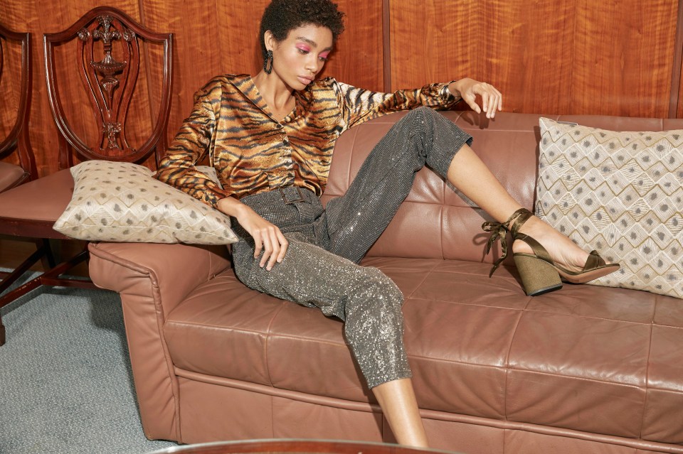 TIP: Animal print will be a roaring success – and denim gets a nighttime makeover