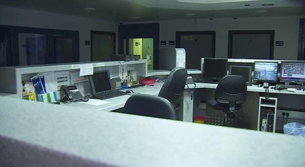  The empty police station offices in Hartlepool, County Durham