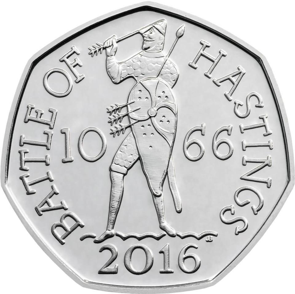 The Battle of Hastings is one of the most sought-after coins and can sell for up to £25