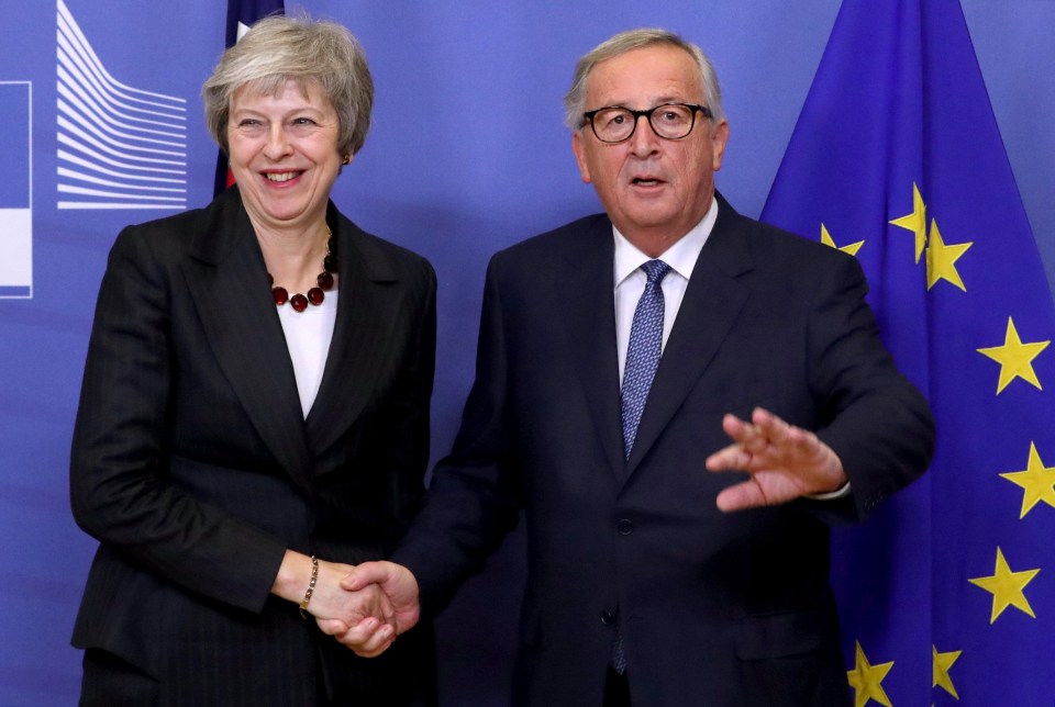 Theresa May meeting European Council boss Jean-Claude Juncker in Brussels last night – and today a draft agreement was revealed