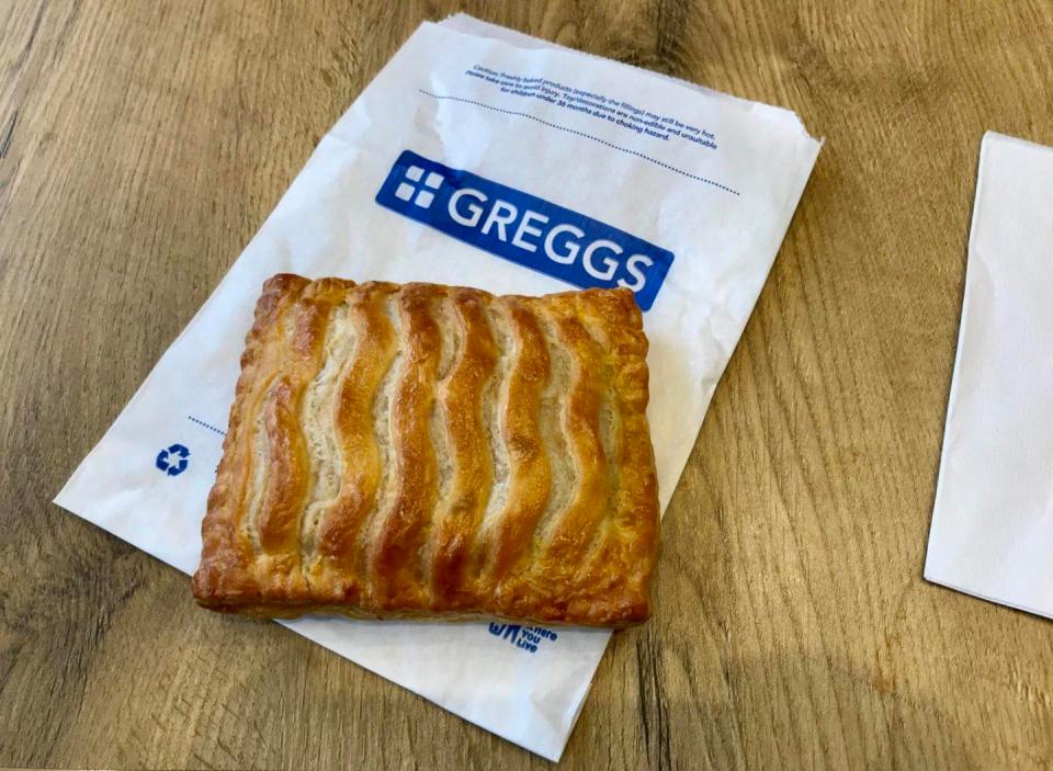  Greggs steak bake