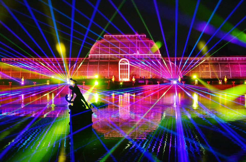  The spectacular light show finale at Kew Gardens makes for a memorable evening